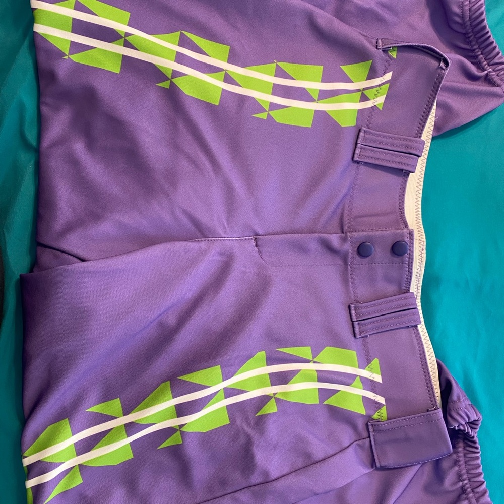 Dynamic purple softball pants